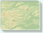 Geo-Innovations - UK 1x Vertical Sample Relief Map