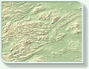 Geo-Innovations - UK 3x Vertical Sample Relief Map