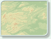 Geo-Innovations - UK 1/2x Vertical Sample Relief Map